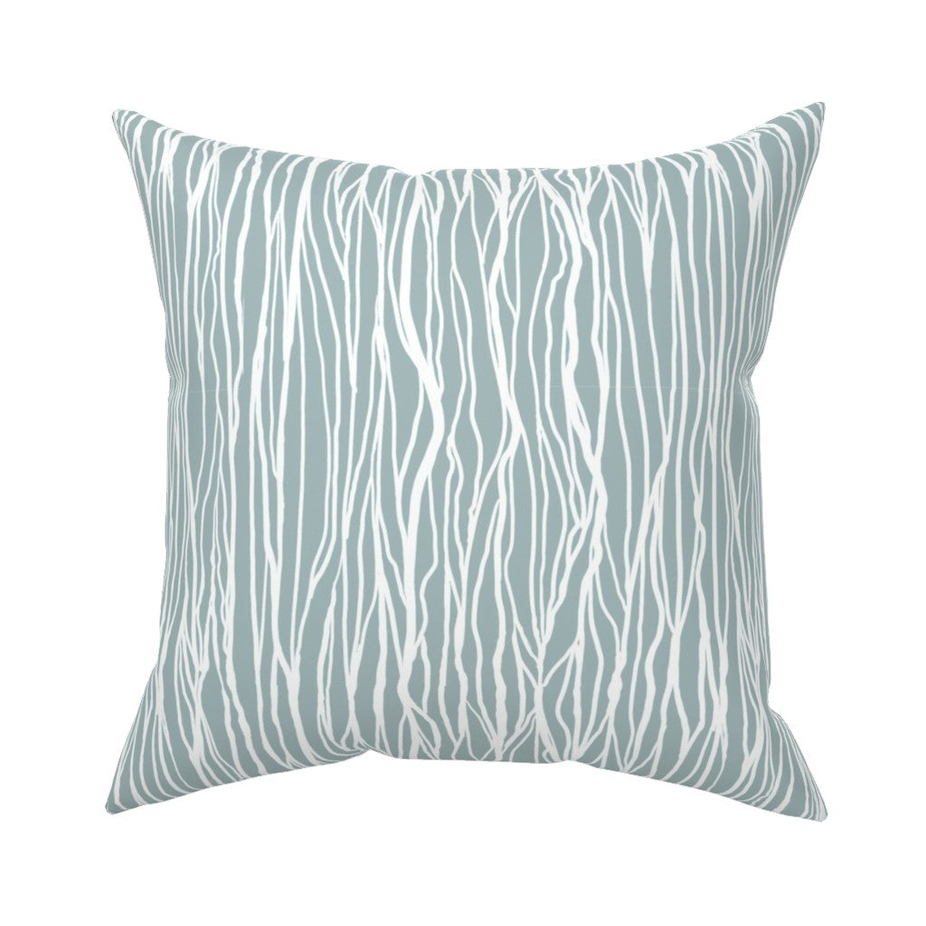 Wetland Reeds Blue 20x20 Pillow