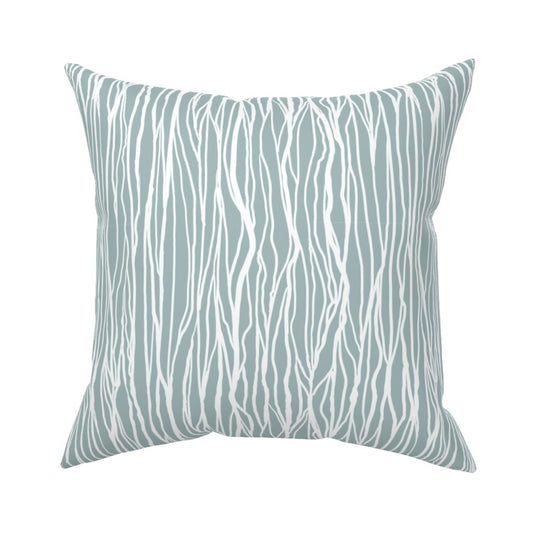 Wetland Reeds Blue 20x20 Pillow